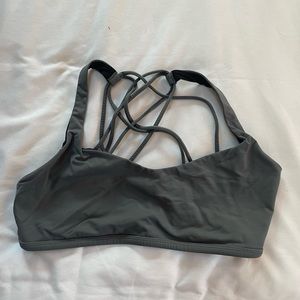 Gray lululemon sports bra